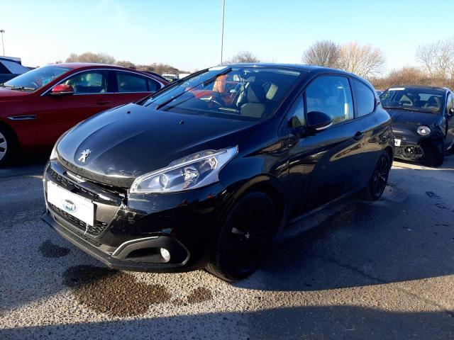 2017 PEUGEOT 208 BLACK for sale at Copart SANDWICH