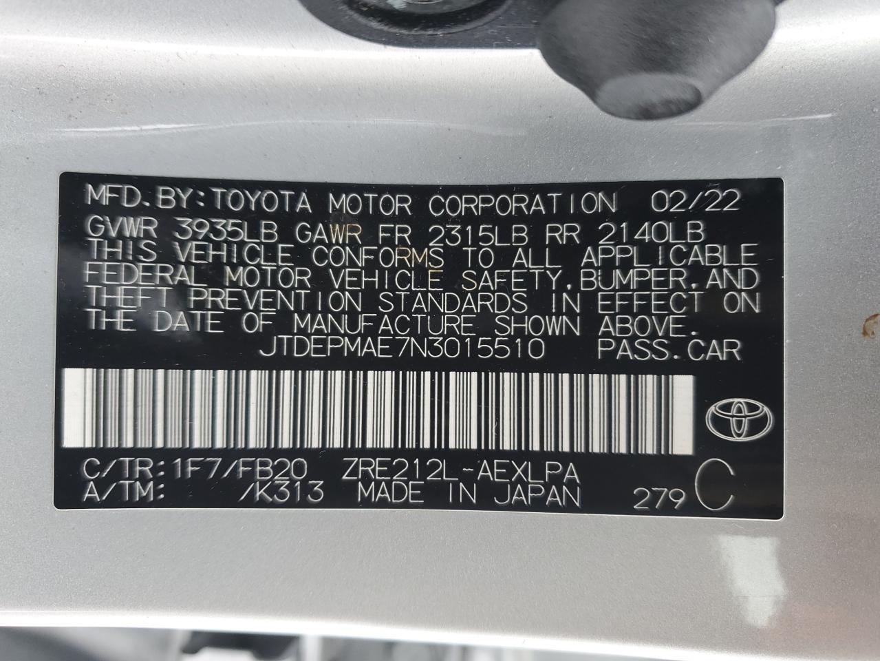 2022 Toyota Corolla - Image 12