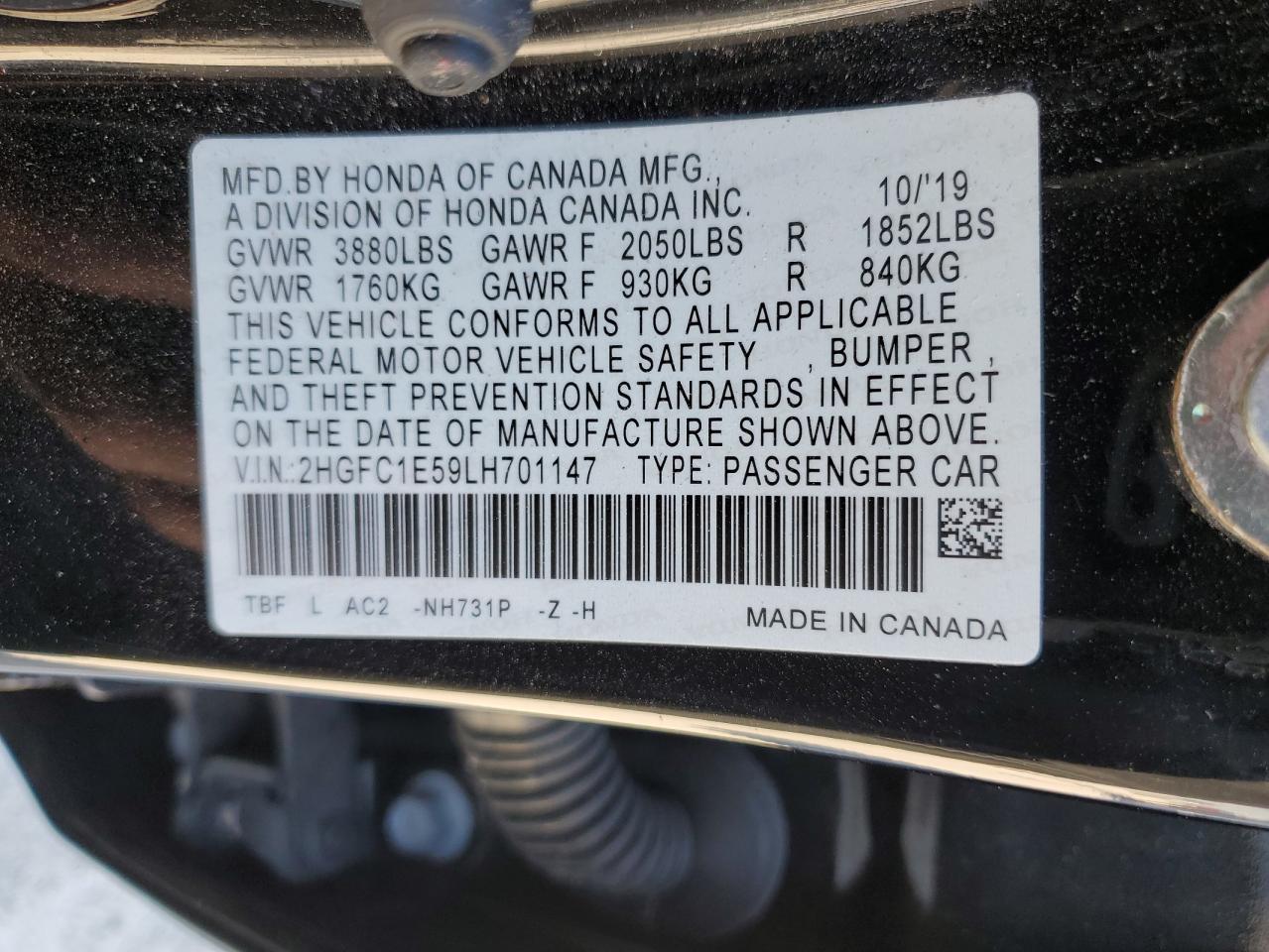 2020 Honda Civic - Image 14