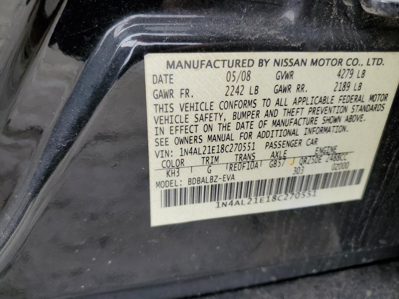 2008 Nissan Altima - Image 12