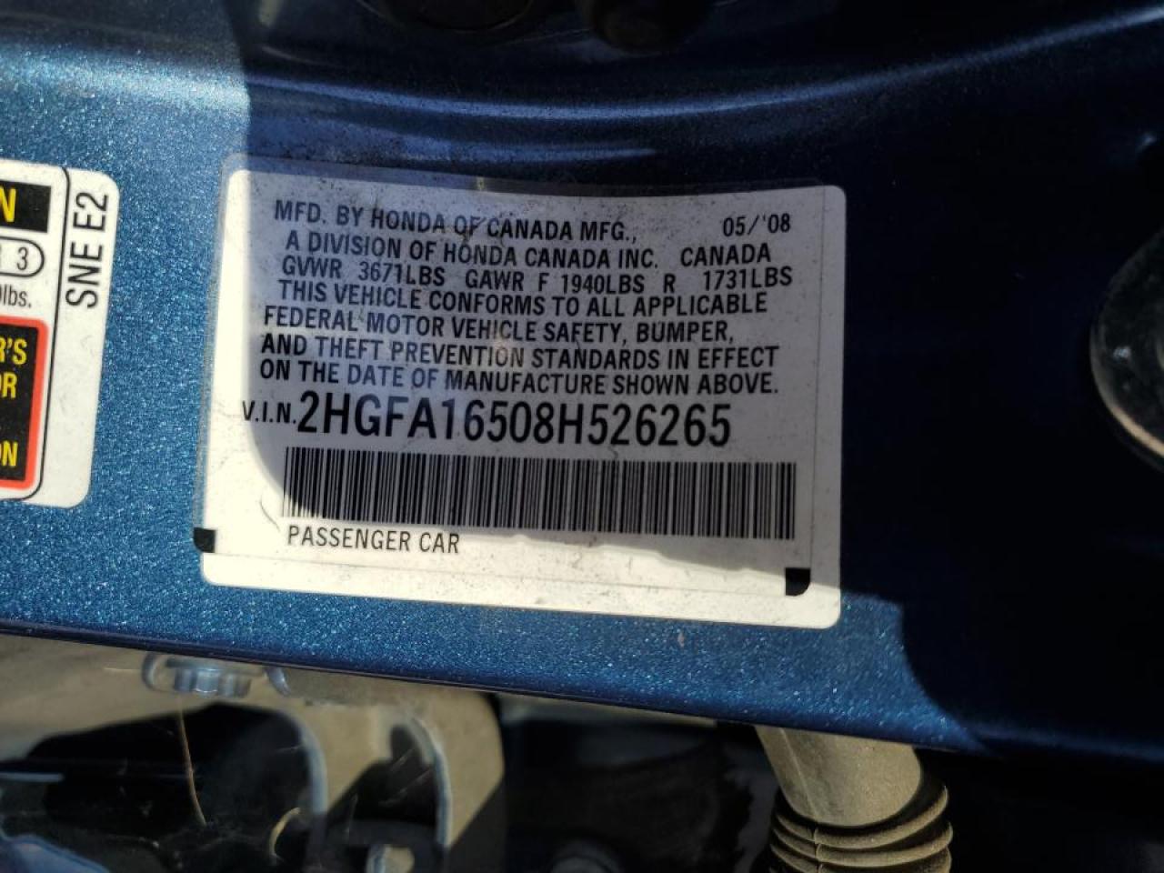 2008 Honda Civic - Image 12