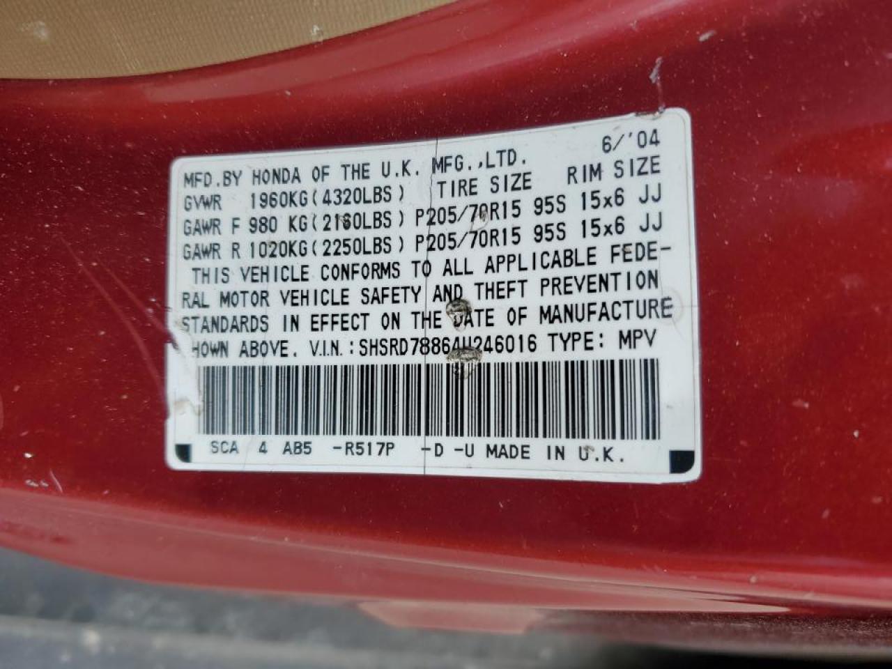 2004 Honda CR-V - Image 13