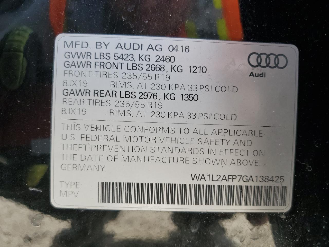 2016 Audi Q5 - Image 13