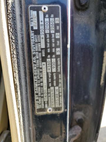 1972 MERCEDES BENZ 250  