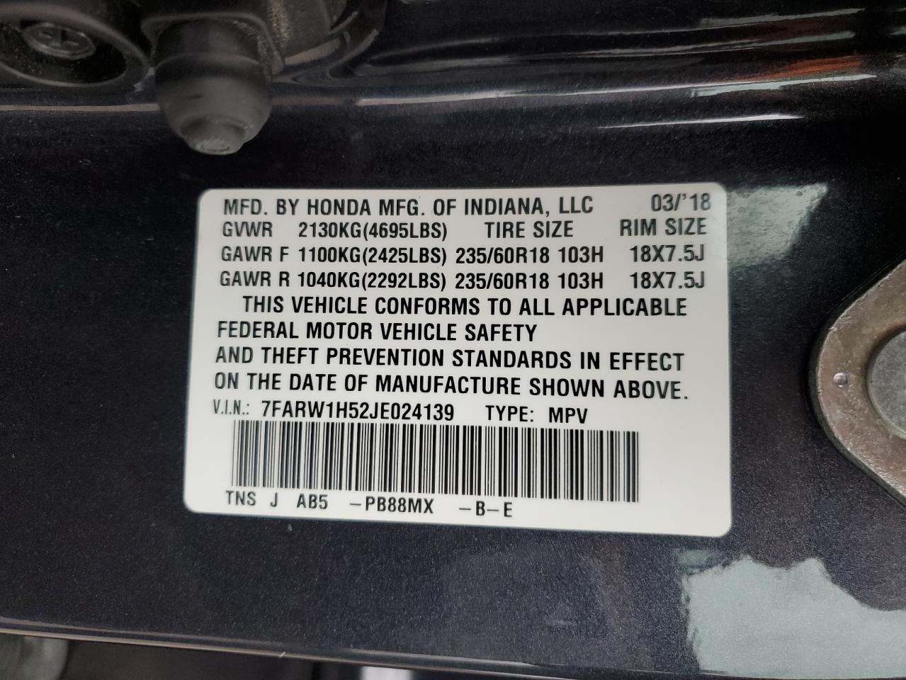 2018 Honda CR-V - Image 13