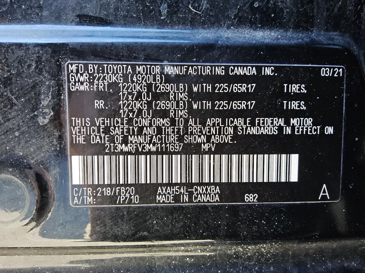 2021 Toyota RAV 4 - Image 13