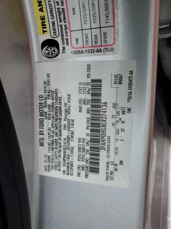 2012 Ford Fusion - Image 12