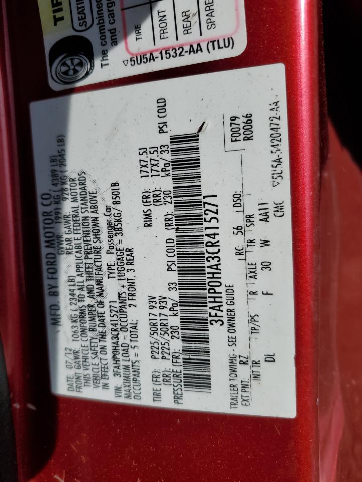 2012 Ford Fusion - Image 12