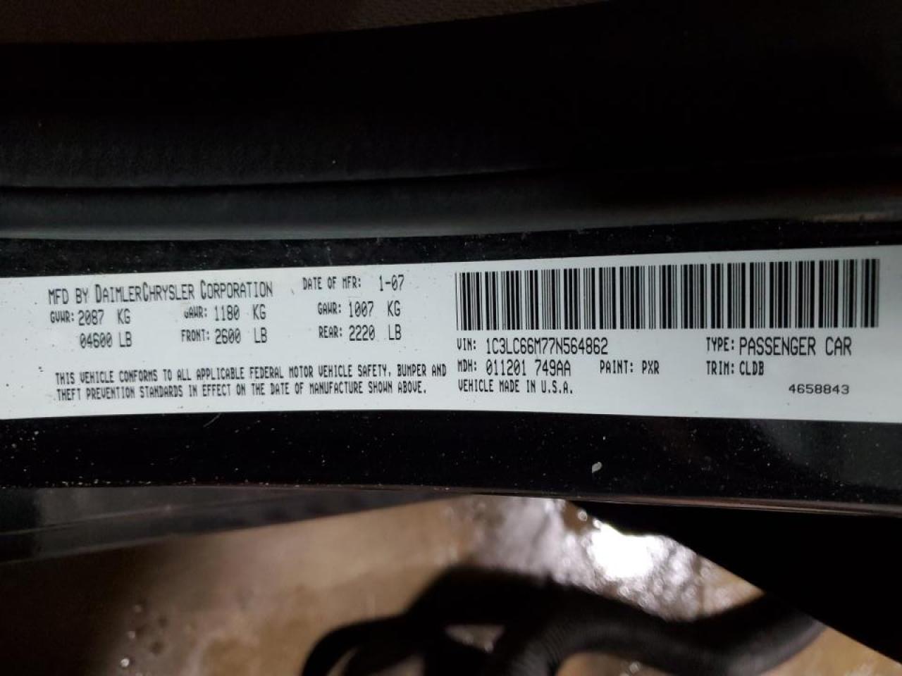 2007 Chrysler Sebring - Image 14