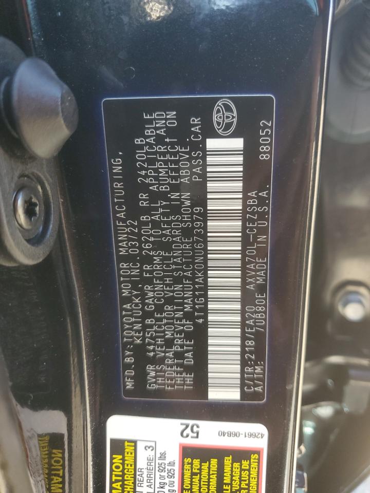 2022 Toyota Camry - Image 12