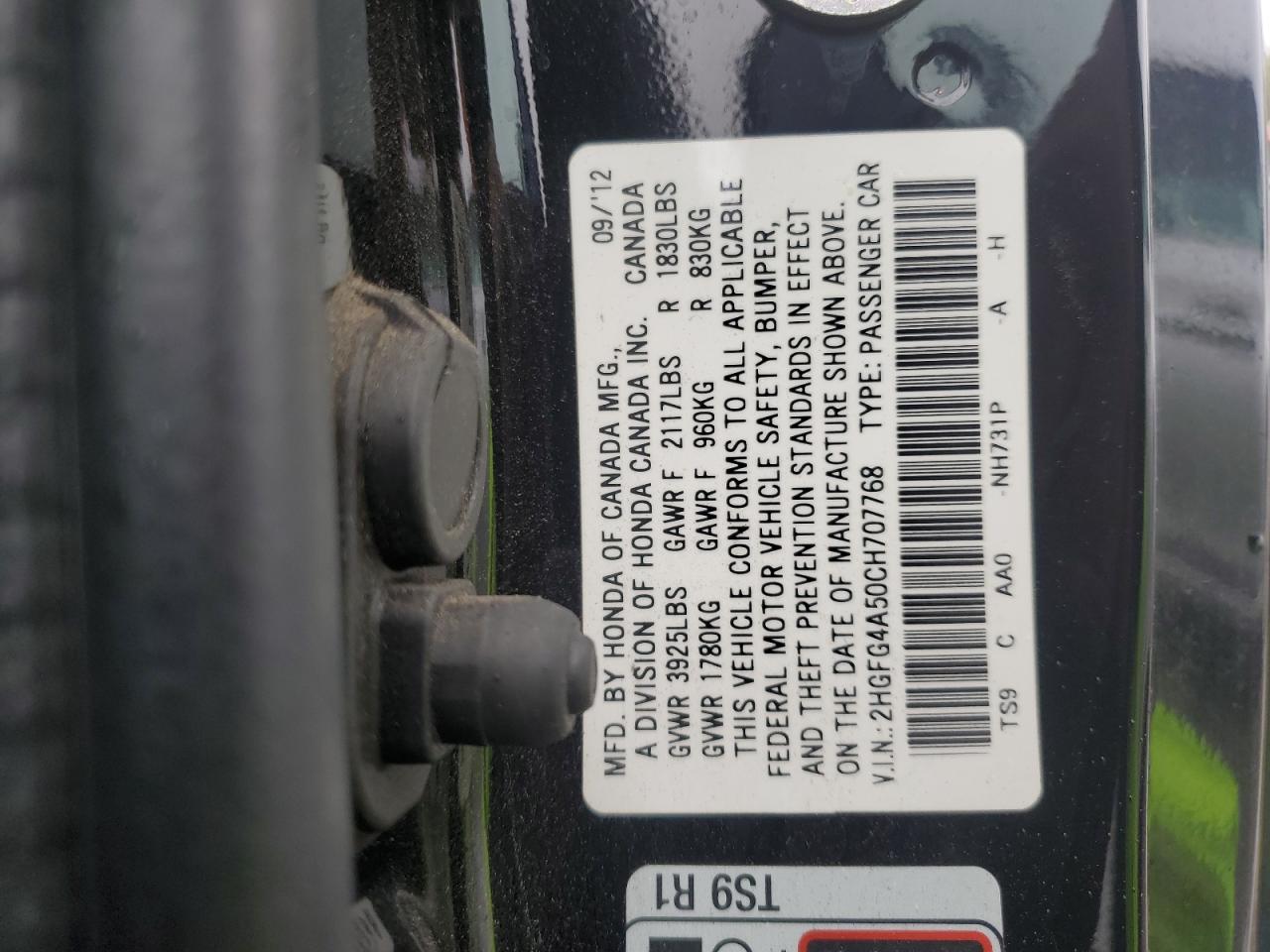 2012 Honda Civic - Image 12