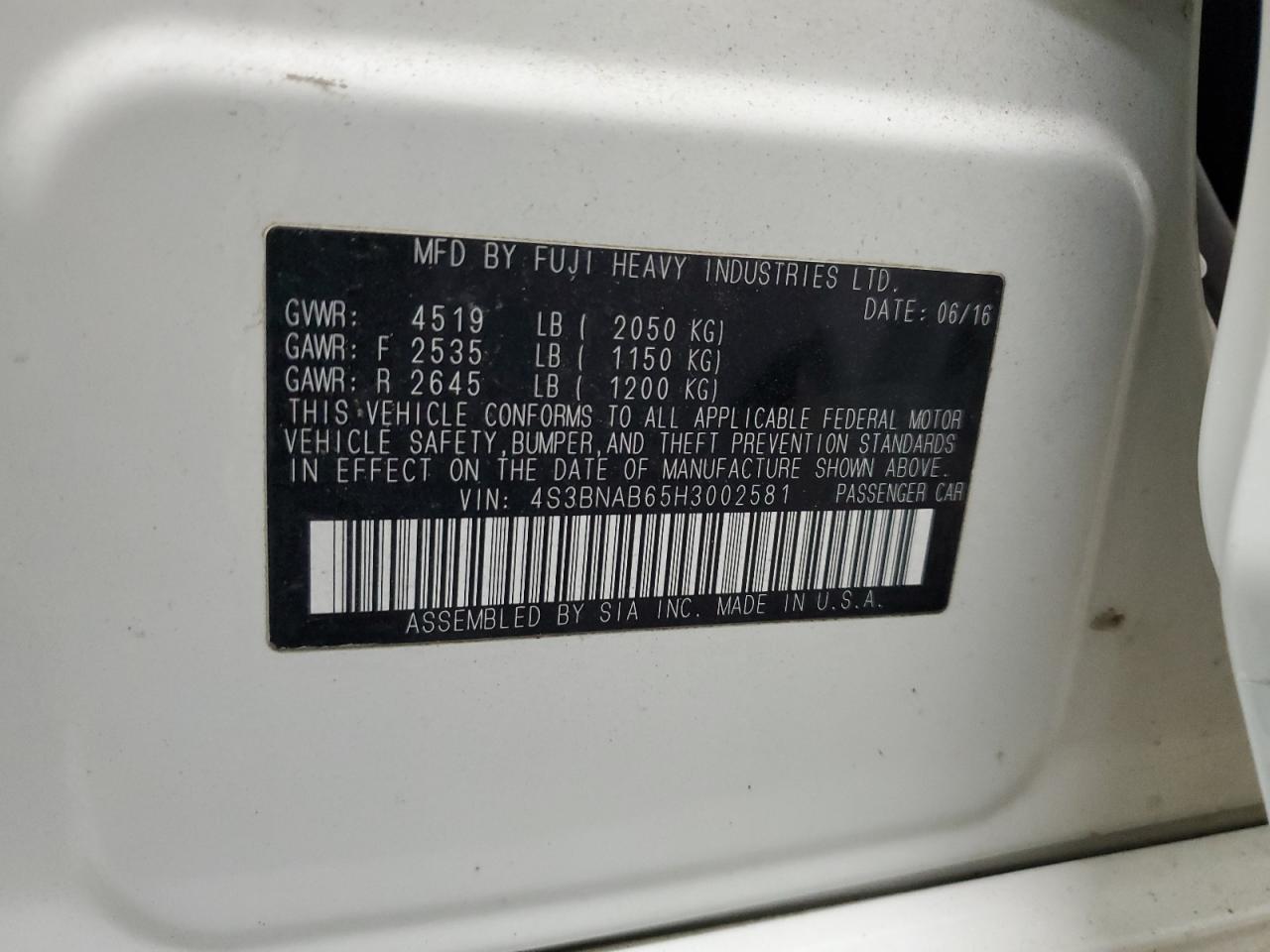 2017 Subaru Legacy - Image 13