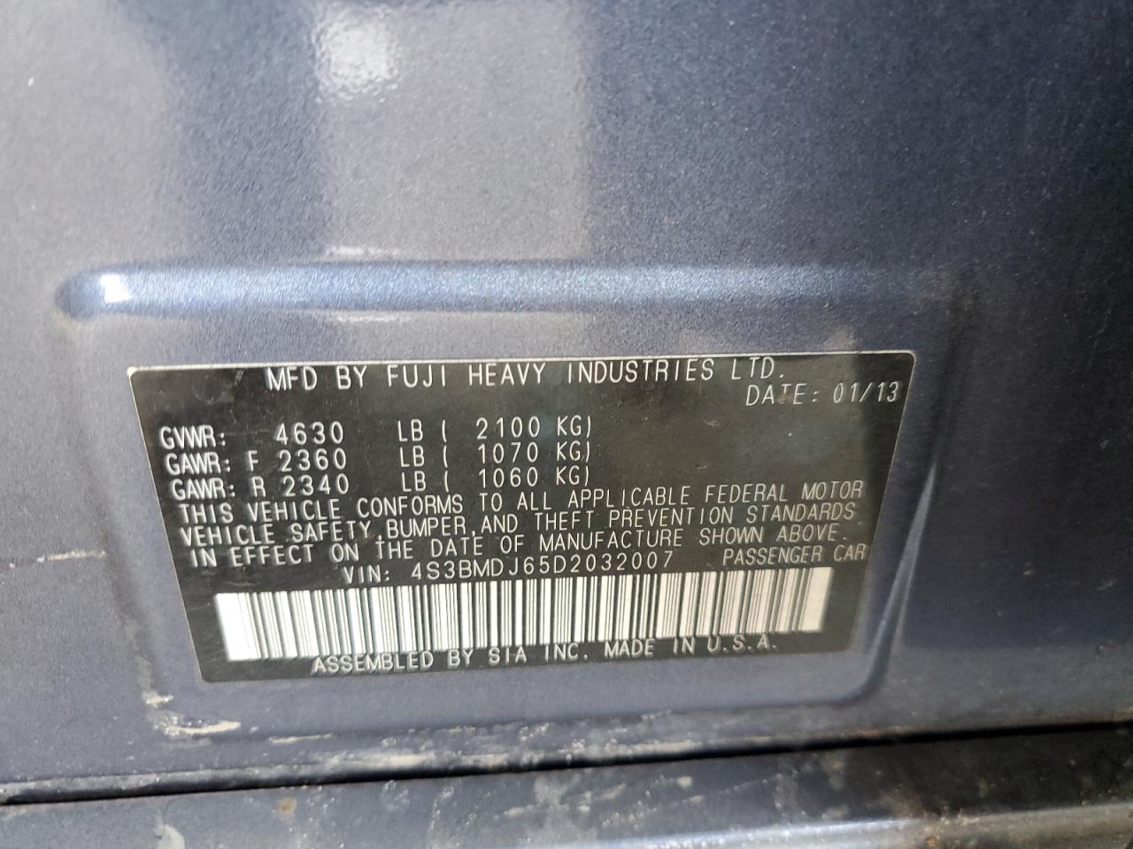 2013 Subaru Legacy - Image 12