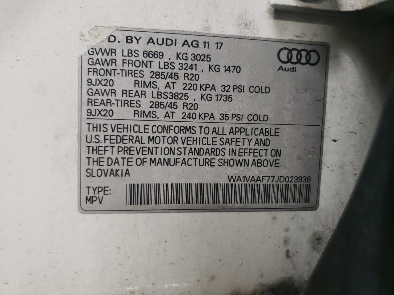 2018 Audi Q7 - Image 12