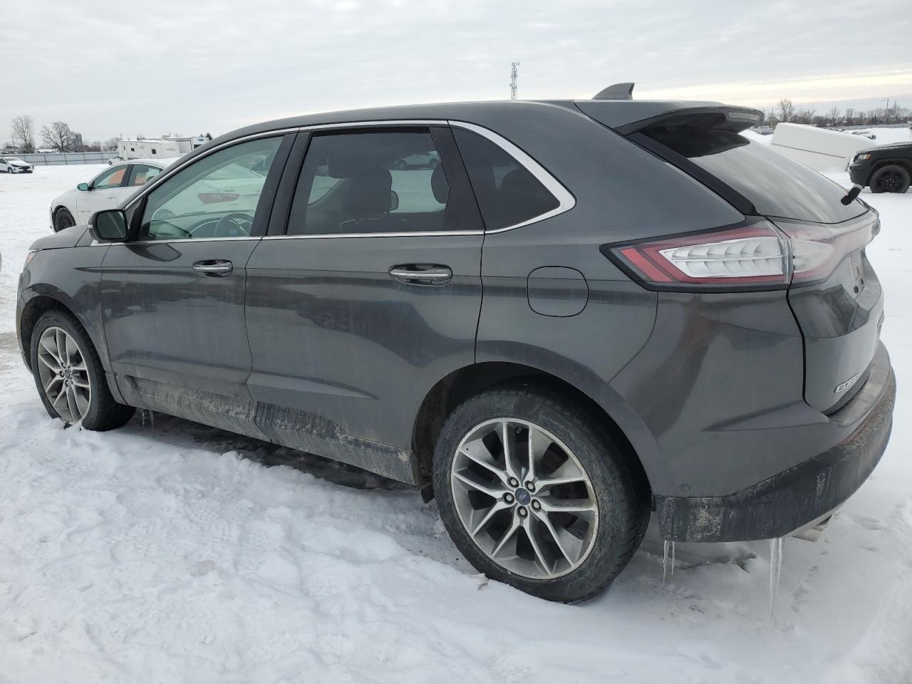 2016 Ford Edge Titanium grey suv gas 2FMPK4K88GBC14595 photo #3