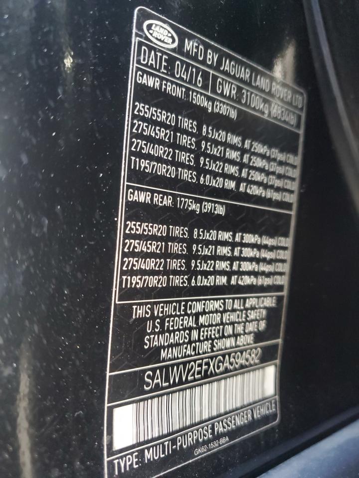 2016 Land Rover Range Rover - Image 14