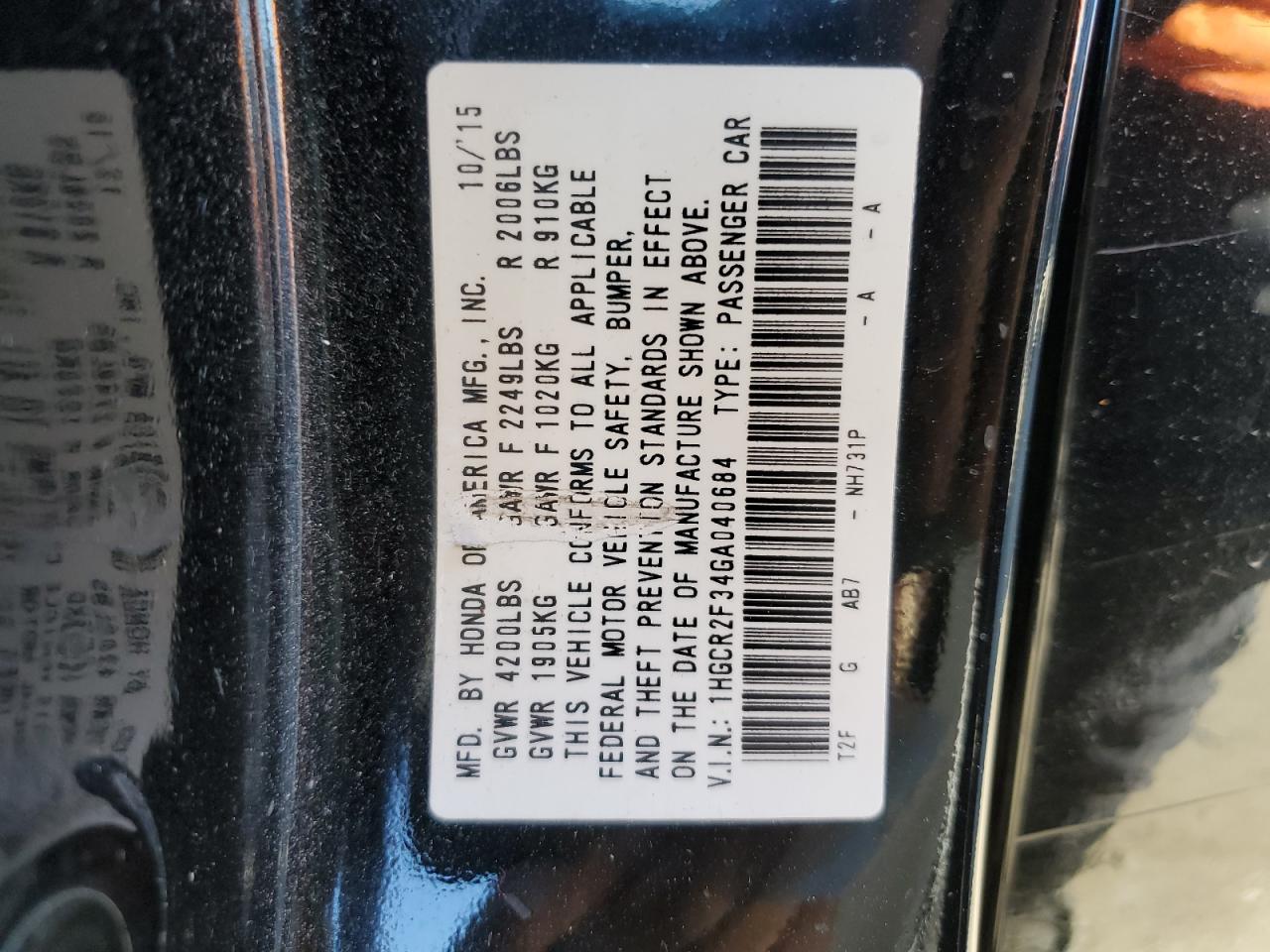 2016 Honda Accord - Image 12