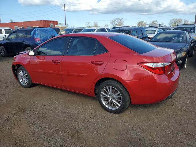  TOYOTA COROLLA 2014 Czerwony