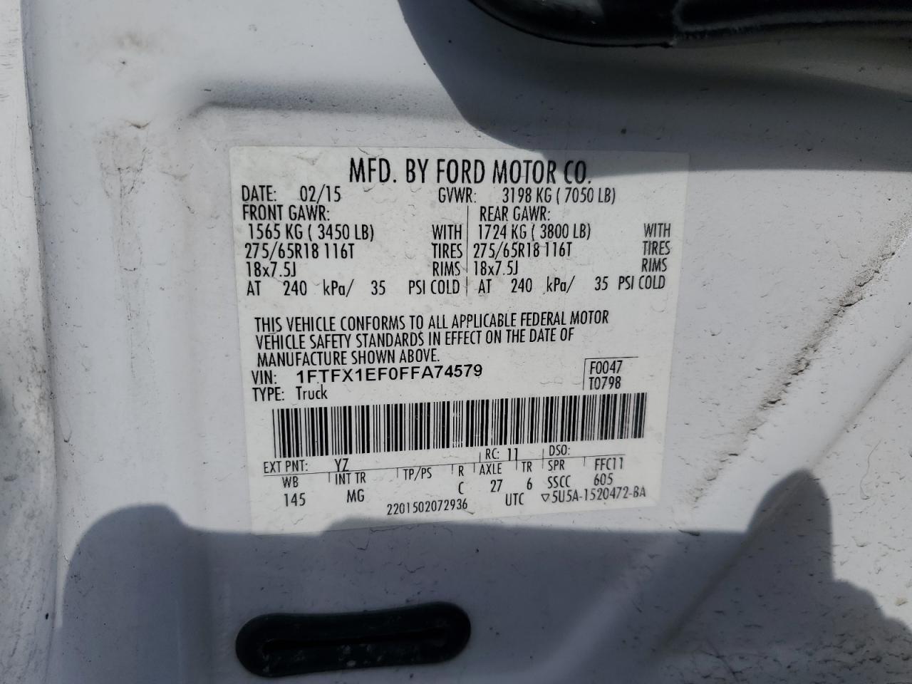 2015 Ford F-150 - Image 12