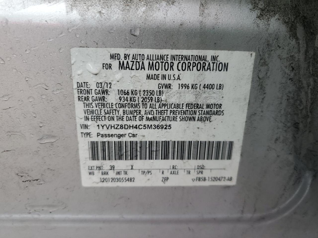 2012 Mazda 6 - Image 13
