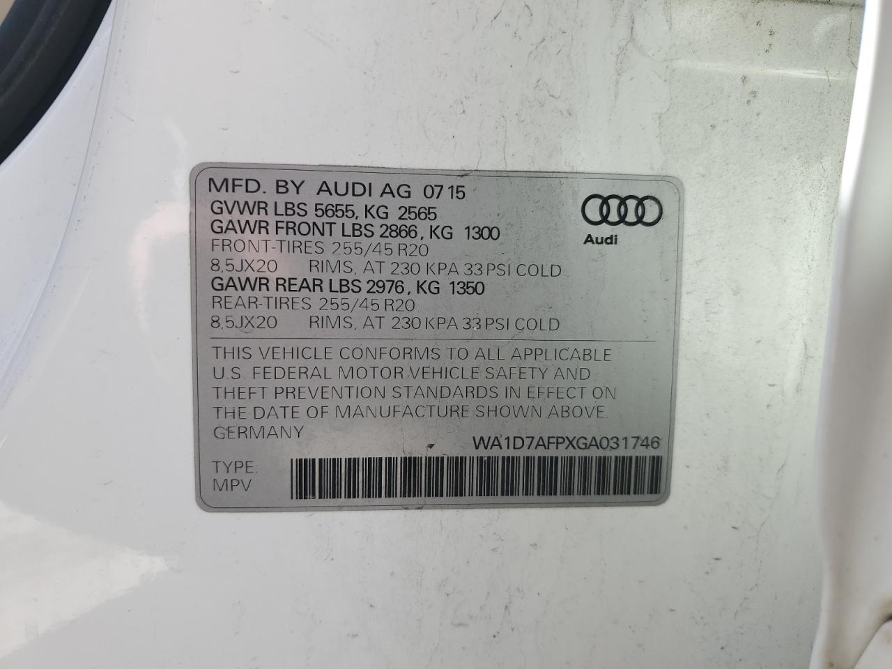2016 Audi Q5 - Image 13