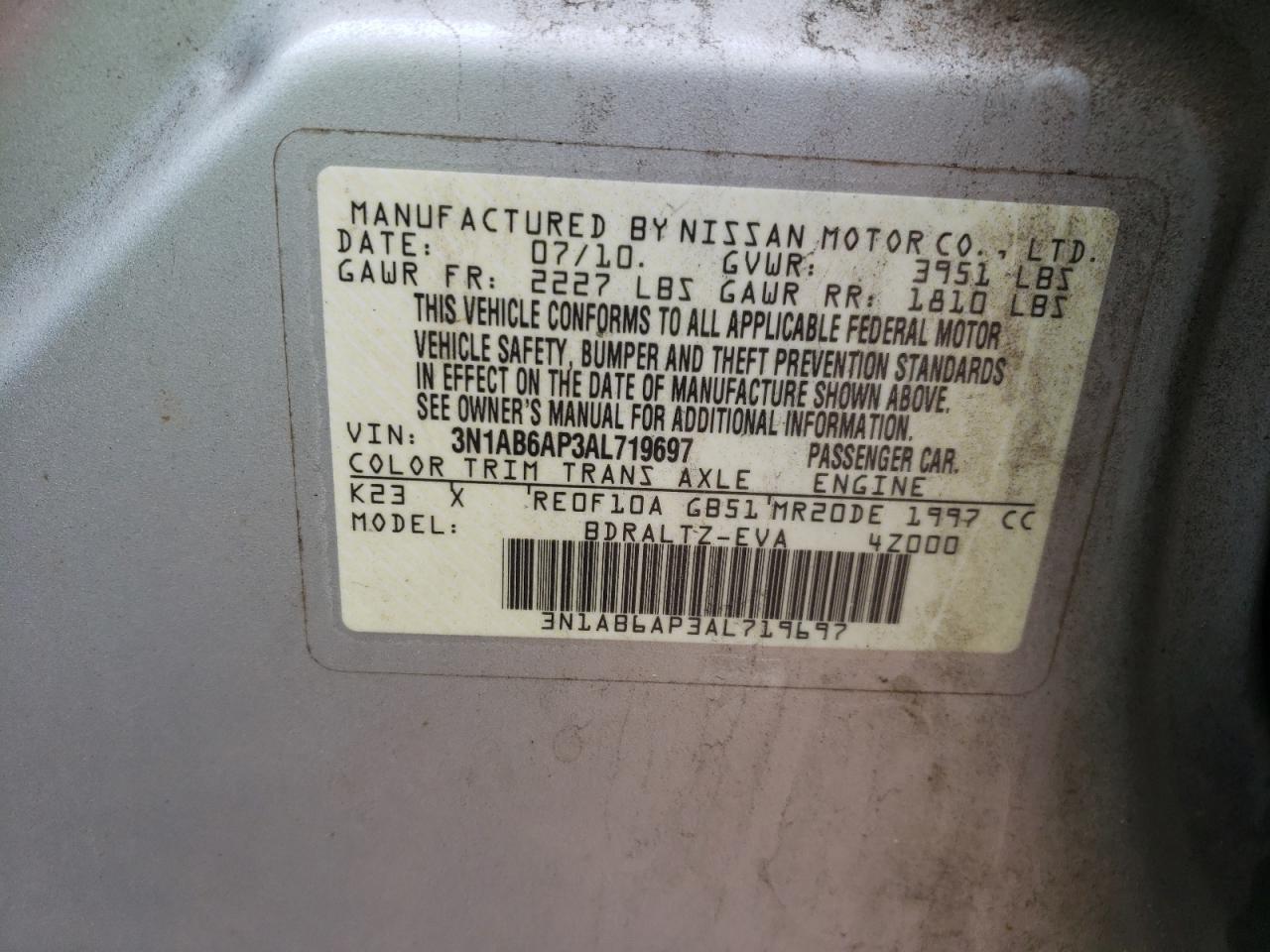 2010 Nissan Sentra - Image 14