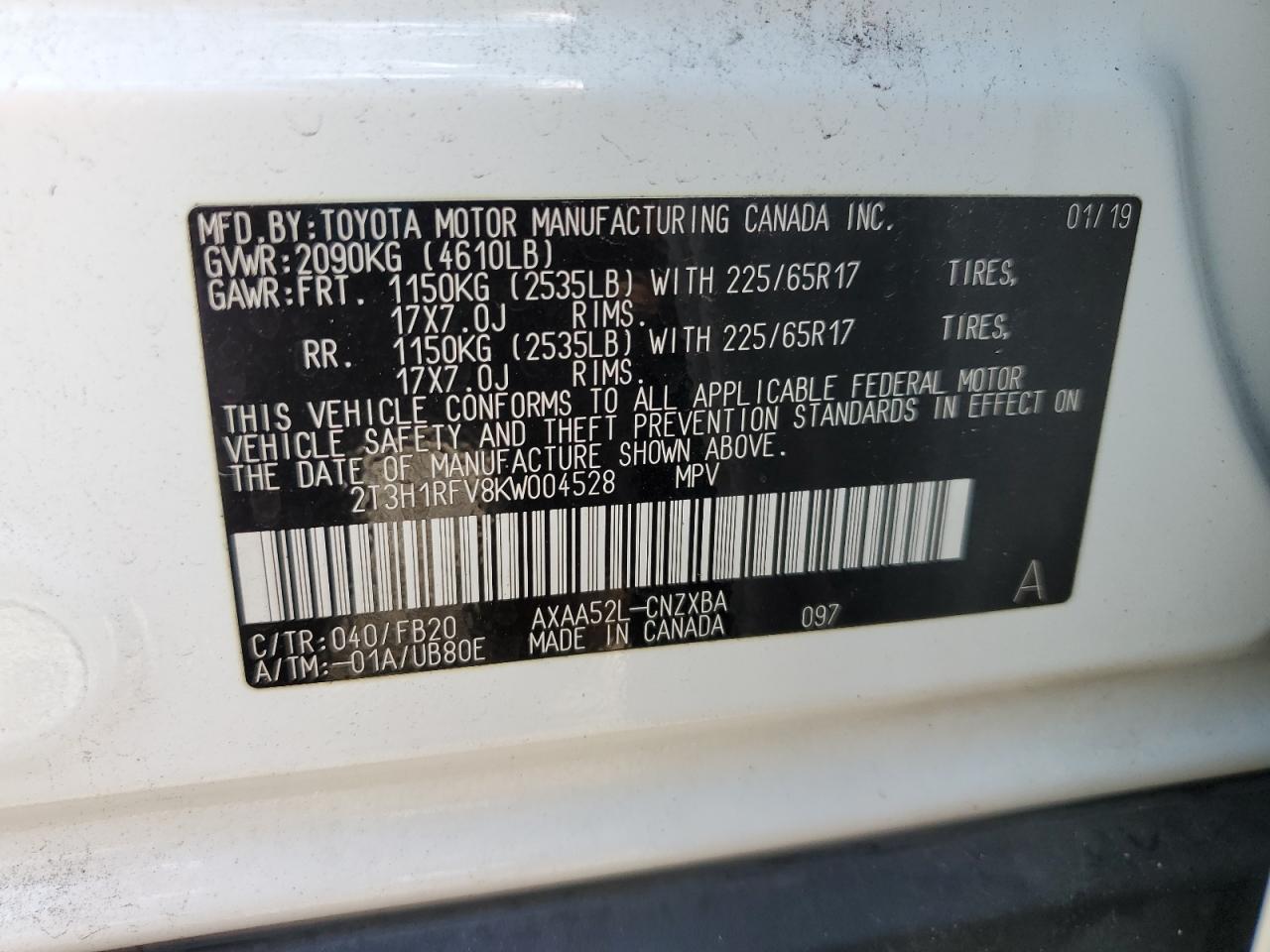2019 Toyota RAV 4 - Image 12