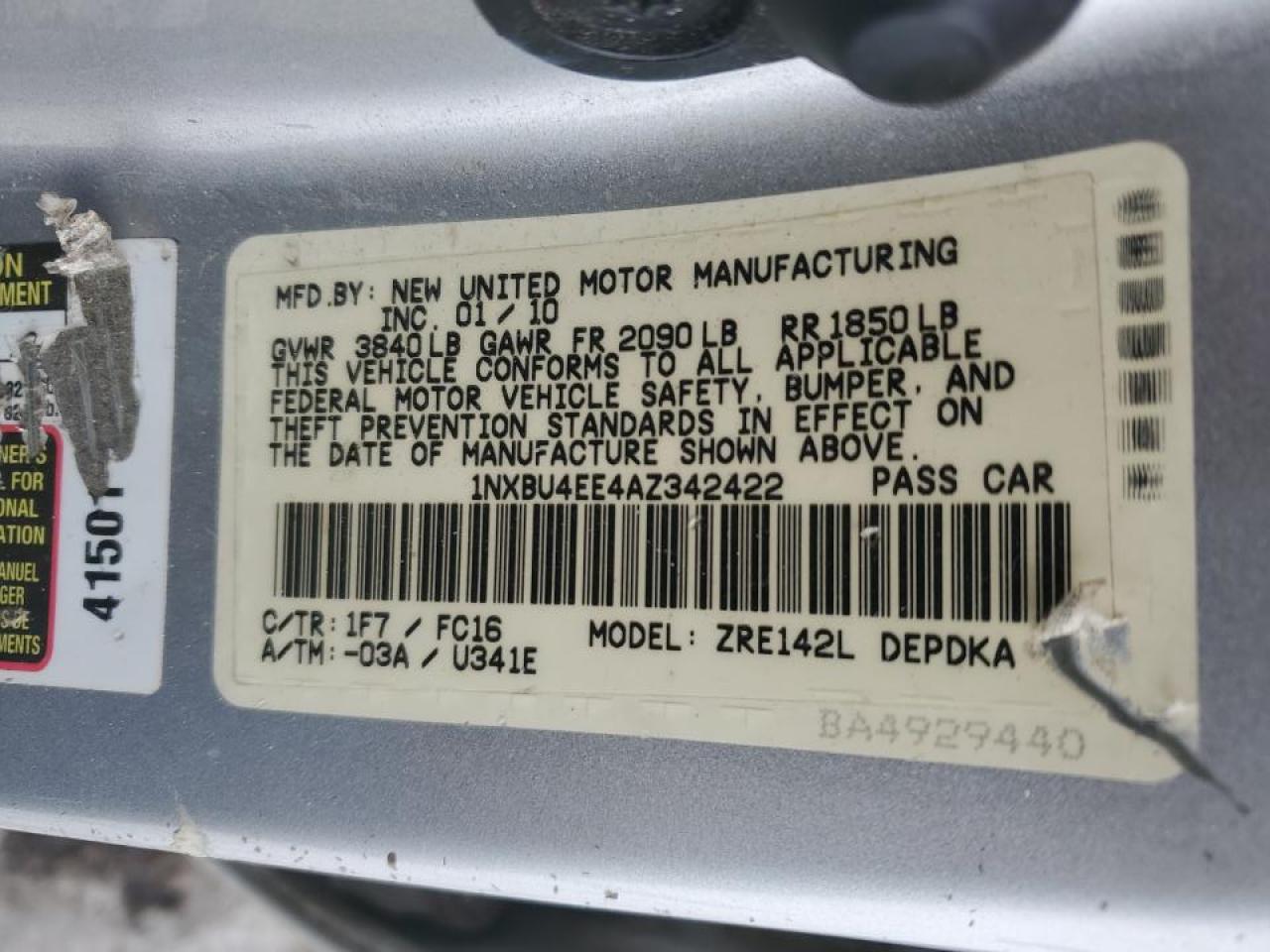 2010 Toyota Corolla - Image 12