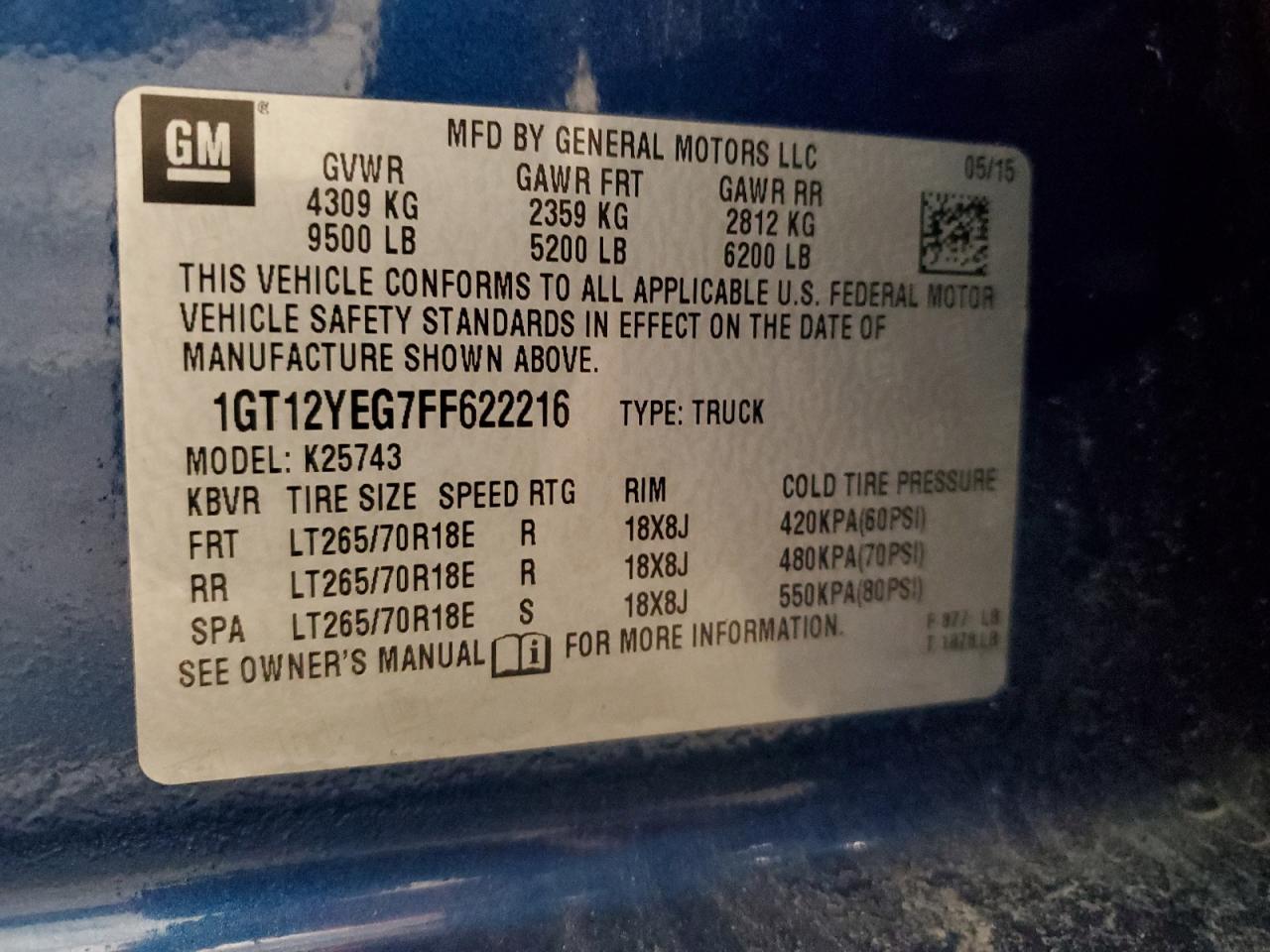 2015 GMC Sierra - Image 12