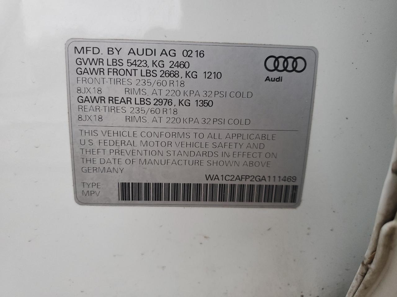 2016 Audi Q5 - Image 14