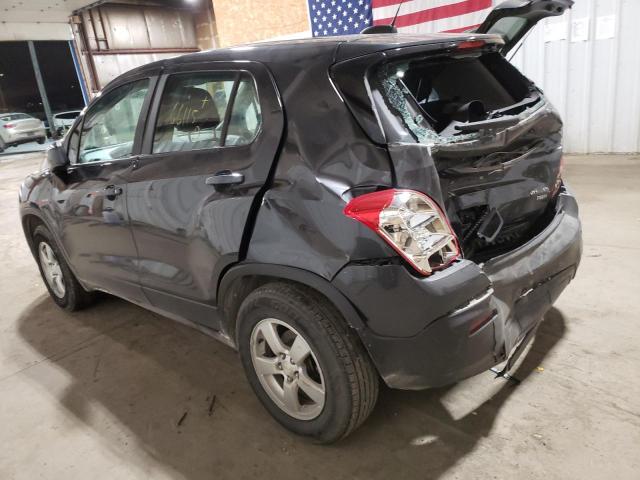  CHEVROLET TRAX 2016 Черный