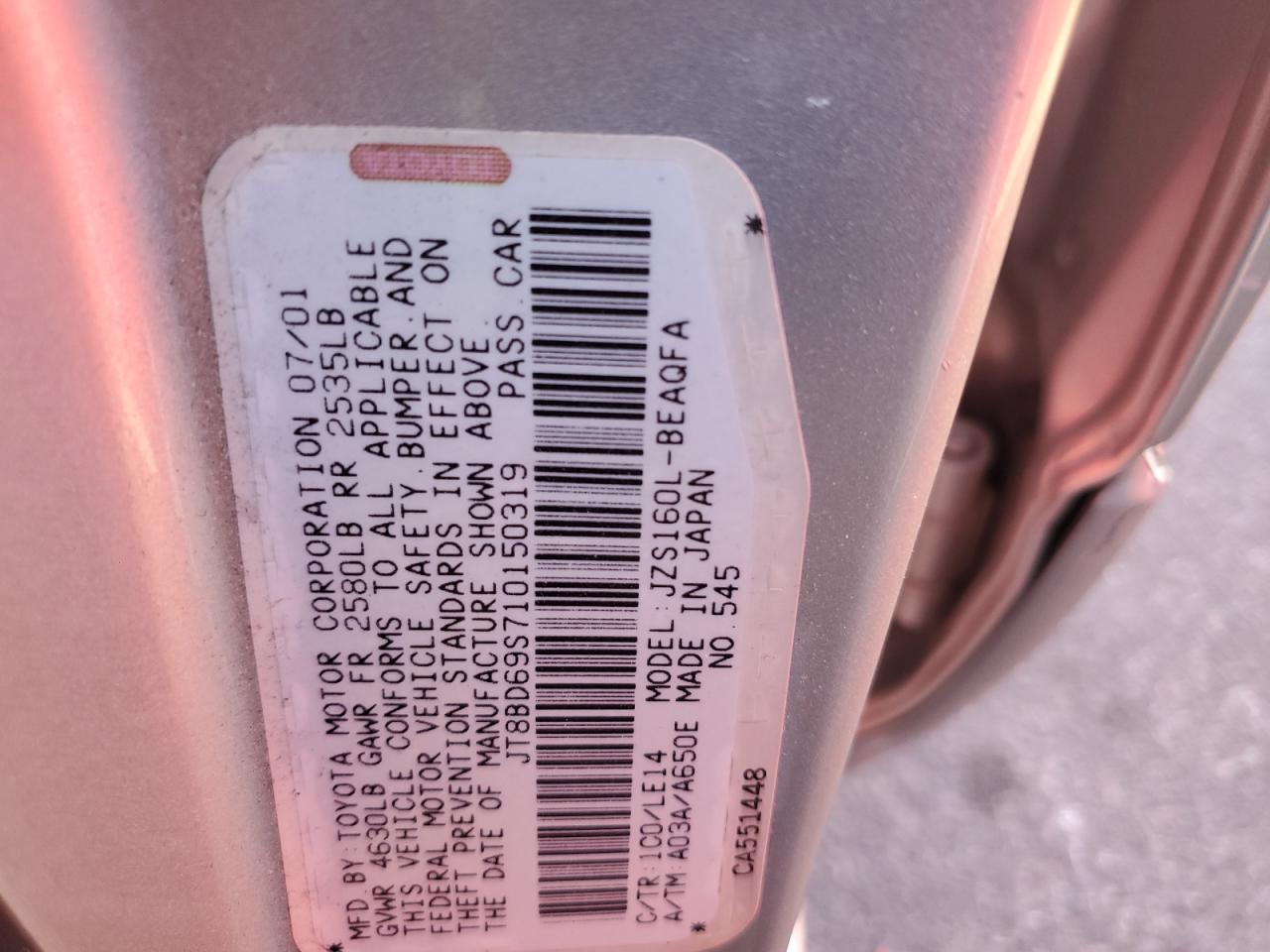 2001 Lexus GS 300 - Image 12