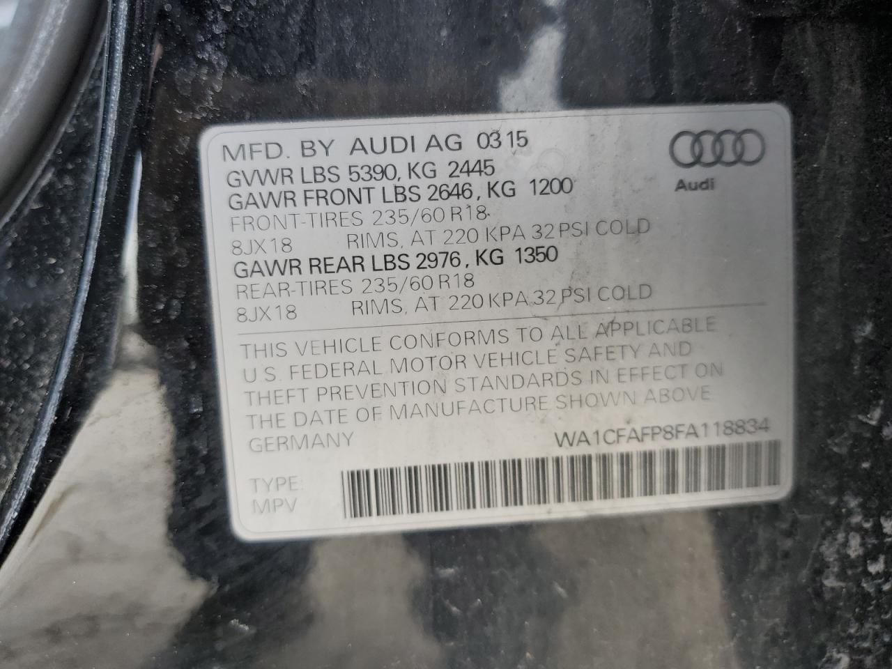 2015 Audi Q5 - Image 15