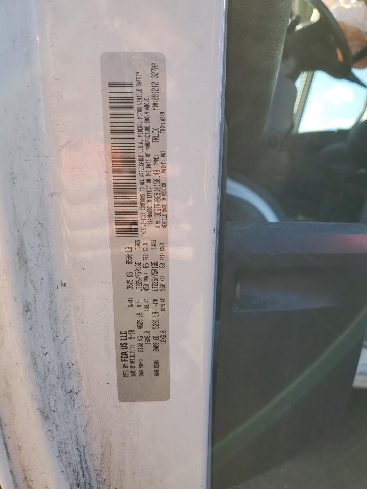 2018 Ram Promaster 1500 1500 High VIN: 3C6TRVBG5JE158148 Lot: 45461485
