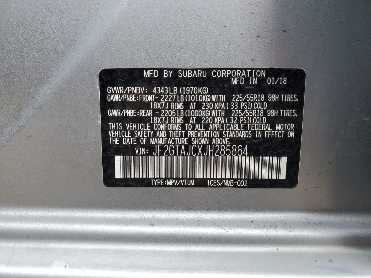 2018 Subaru XV - Image 15