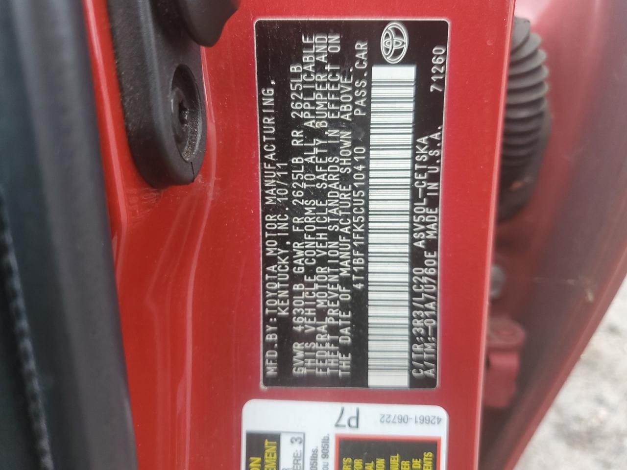2012 Toyota Camry - Image 15