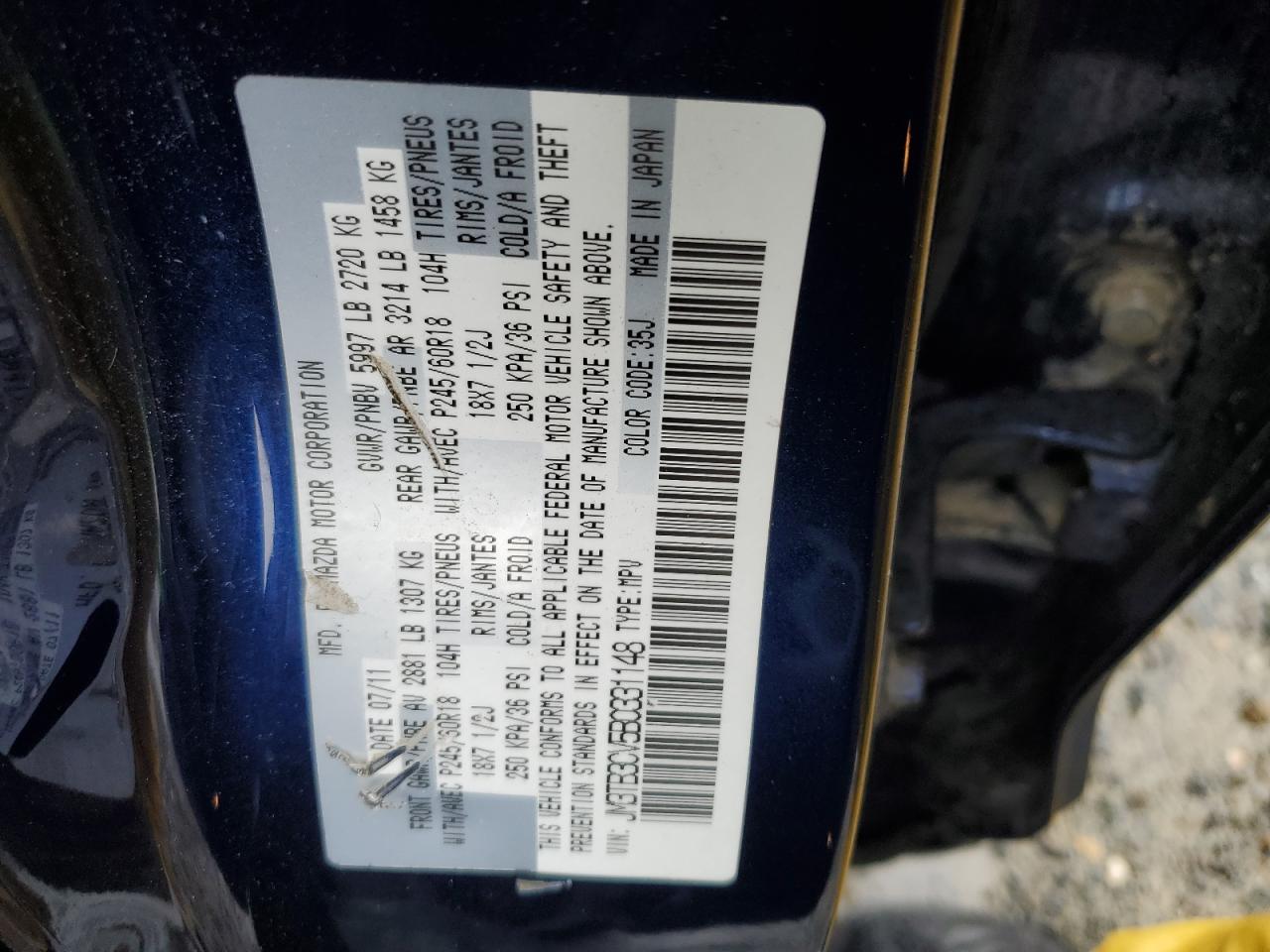 2011 Mazda CX-9 - Image 13