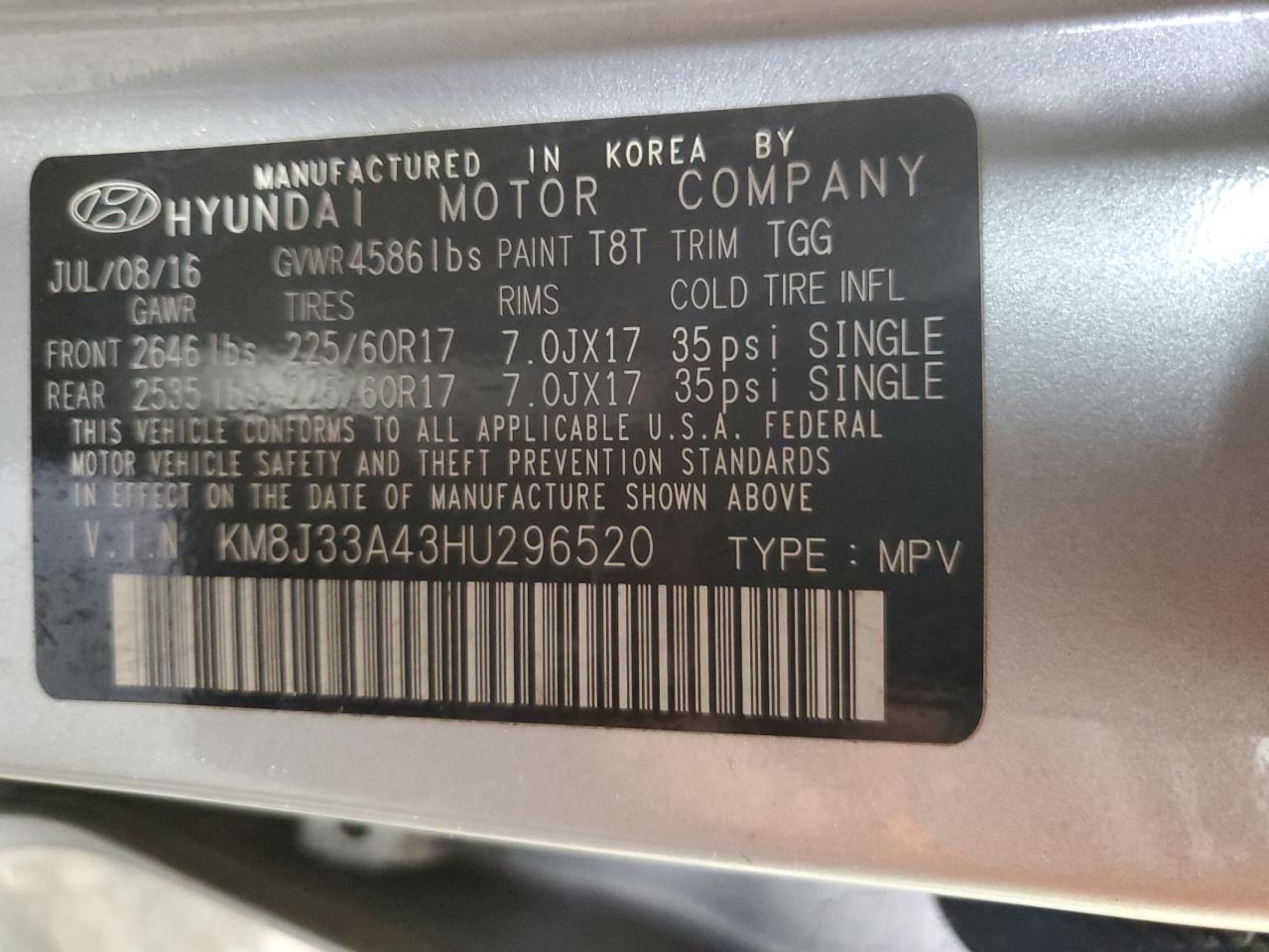 2017 Hyundai Tucson - Image 15