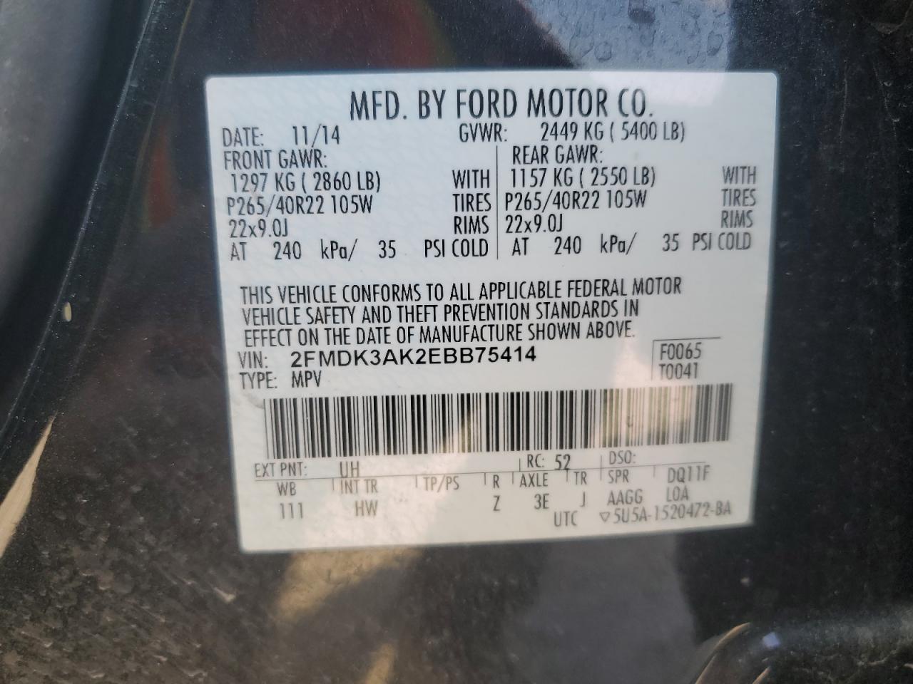 2014 Ford Edge - Image 13