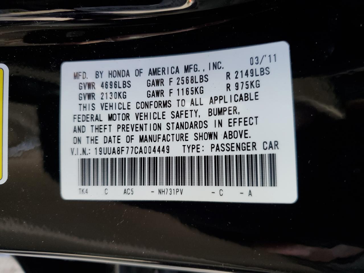 2012 Acura TL - Image 12