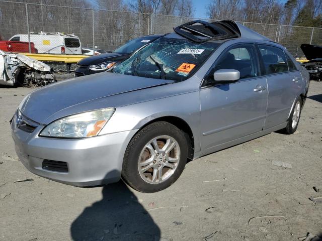 2007 Honda Accord Ex de vânzare în Waldorf, MD - Side