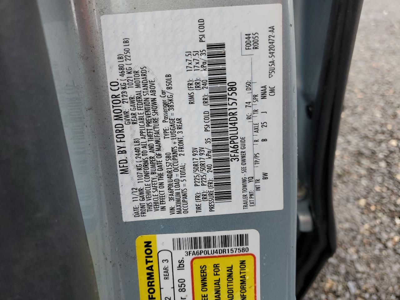 2013 Ford Fusion - Image 14