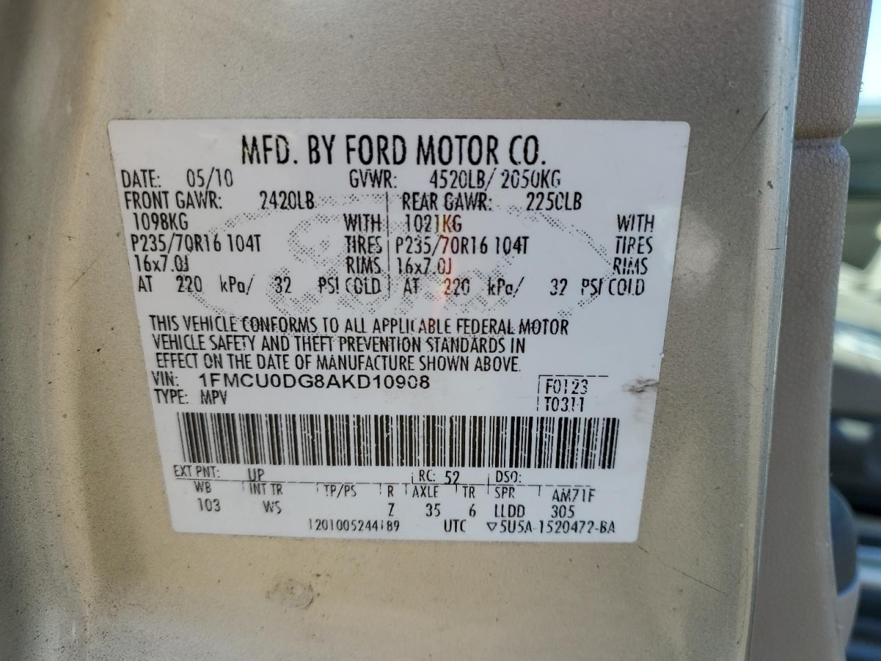 2010 Ford Escape - Image 15
