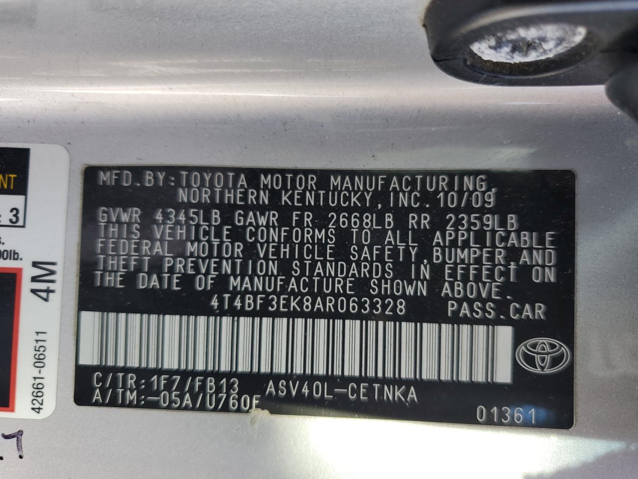 2010 Toyota Camry - Image 14