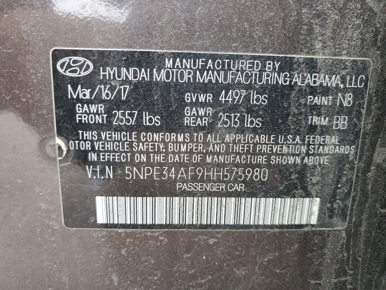 2017 Hyundai Sonata - Image 12