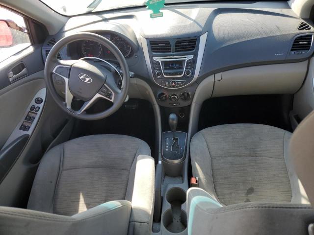  HYUNDAI ACCENT 2016 Red