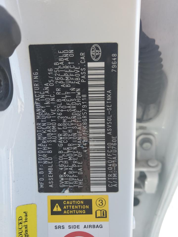 2016 Toyota Camry - Image 12