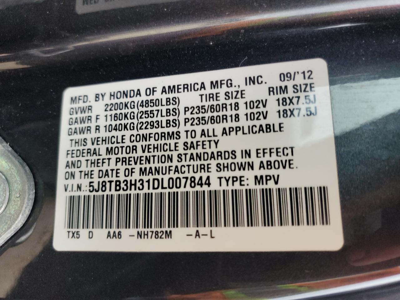 2013 Acura RDX - Image 14