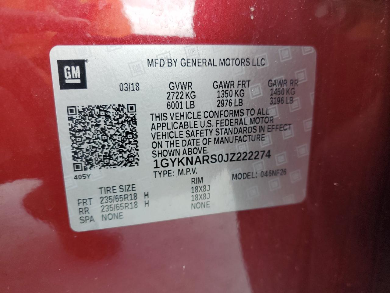 2018 Cadillac XT5 - Image 13