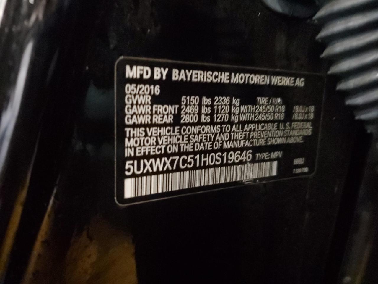 2017 BMW X3 - Image 16